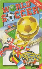 Box cover for World Soccer on the Commodore 64.