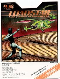 Box cover for Wormshot on the Commodore 64.