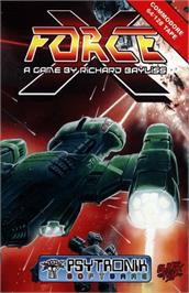 Box cover for X-Force on the Commodore 64.
