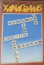 Box cover for Xanagrams on the Commodore 64.