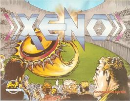 Box cover for Xeno on the Commodore 64.