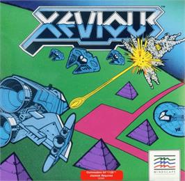 Box cover for Xevious on the Commodore 64.