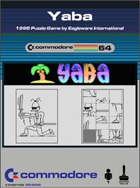 Box cover for Yaba on the Commodore 64.