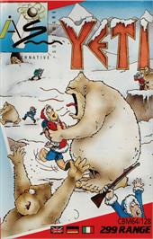 Box cover for Yeti on the Commodore 64.