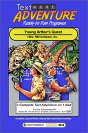 Box cover for Young Arthur's Quest on the Commodore 64.