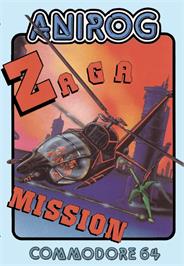 Box cover for Zaga Mission on the Commodore 64.