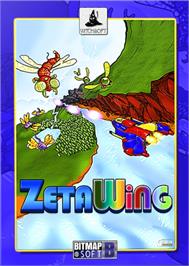 Box cover for Zeta Wing on the Commodore 64.