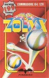 Box cover for Zolyx on the Commodore 64.