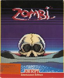 Box cover for Zombi on the Commodore 64.