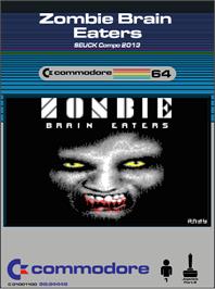 Box cover for Zombie Brain Eaters on the Commodore 64.