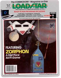 Box cover for Zorphon on the Commodore 64.