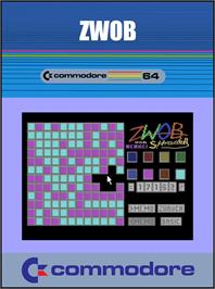 Box cover for Zwob on the Commodore 64.