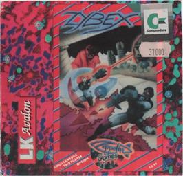 Box cover for Zybex on the Commodore 64.