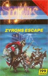 Box cover for Zyrons Escape on the Commodore 64.
