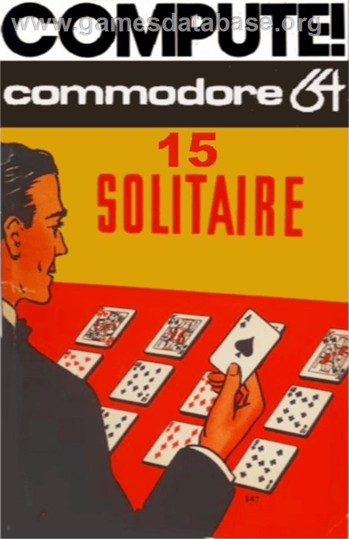 15 Solitaire - Commodore 64 - Artwork - Box