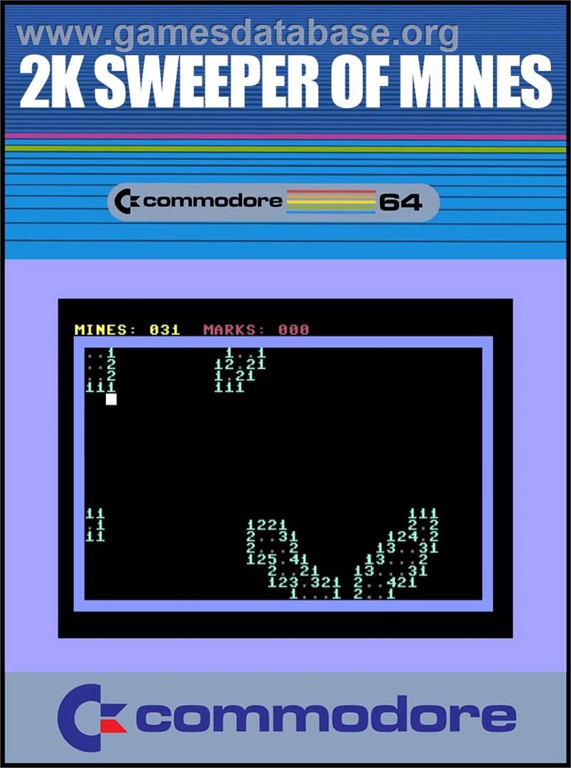2K Sweeper Of Mine - Commodore 64 - Artwork - Box