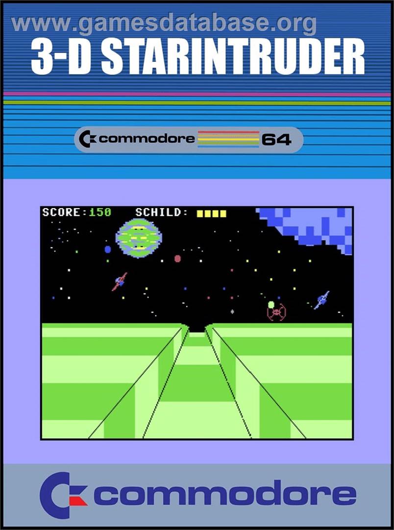 3d Starintruder - Commodore 64 - Artwork - Box