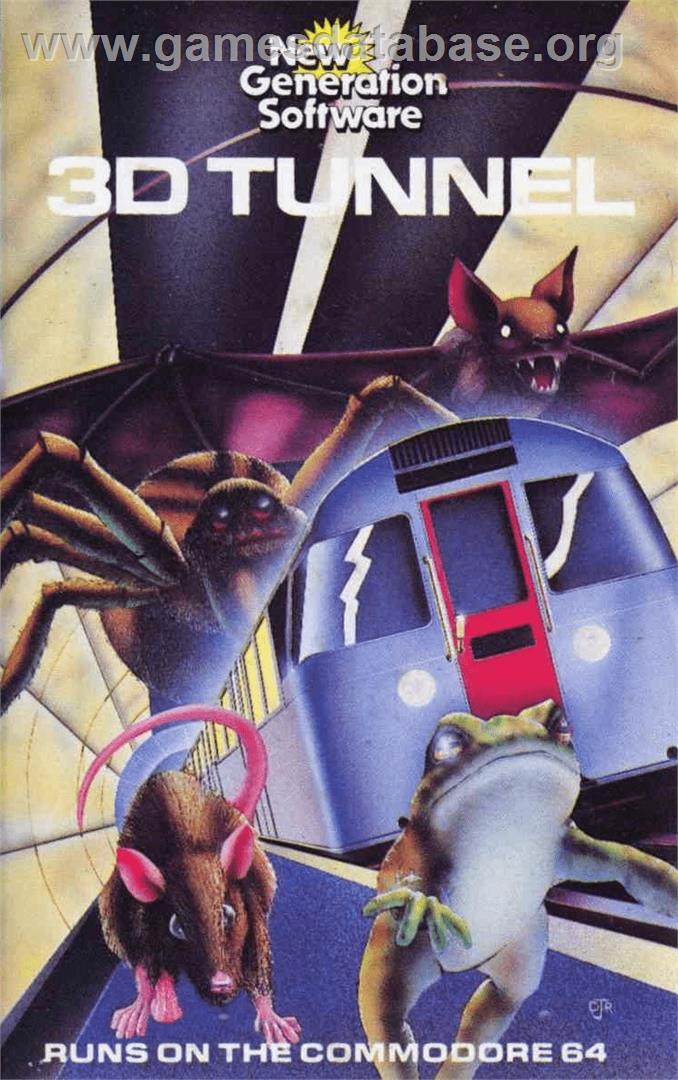 3d Tunnel - Commodore 64 - Artwork - Box