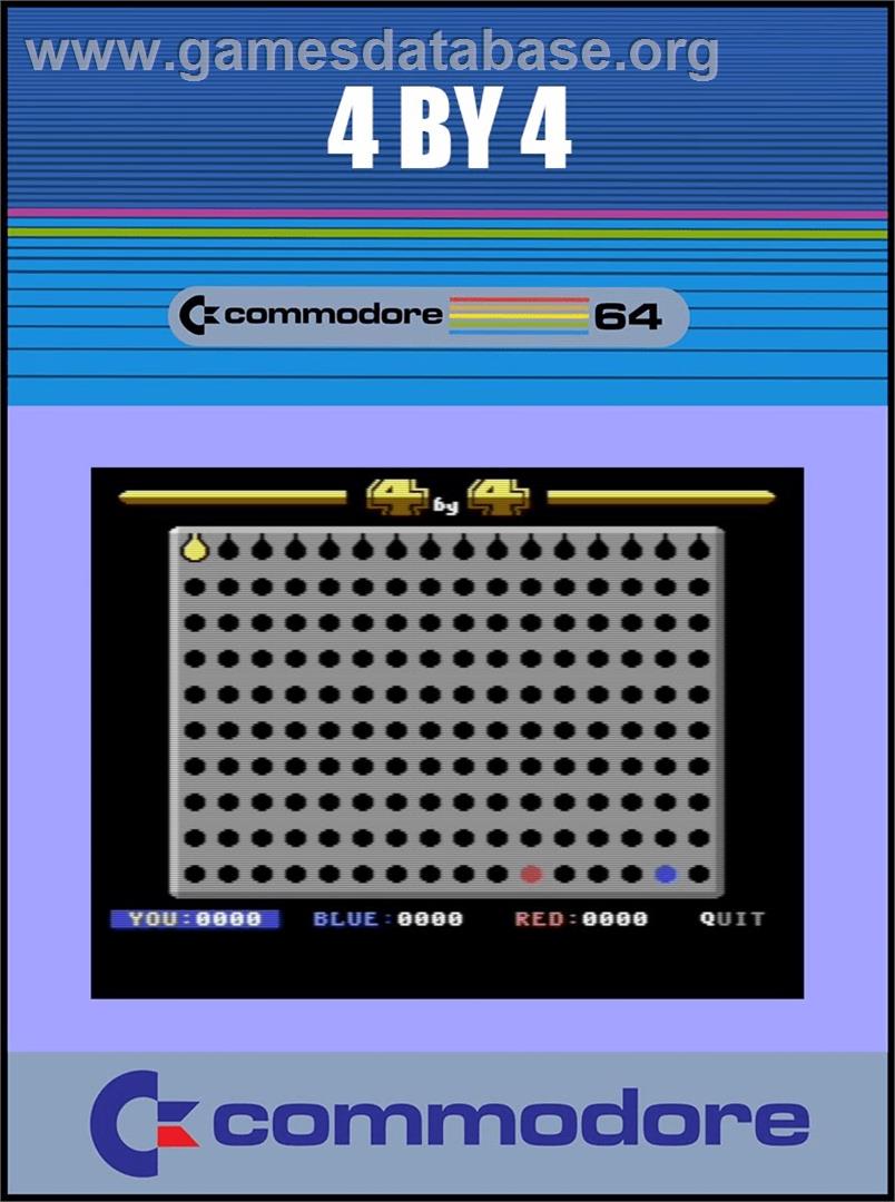 4 By 4 - Commodore 64 - Artwork - Box