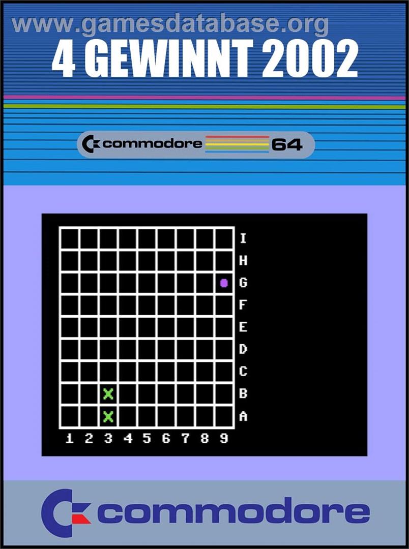 4 Gewinnt 2002 - Commodore 64 - Artwork - Box