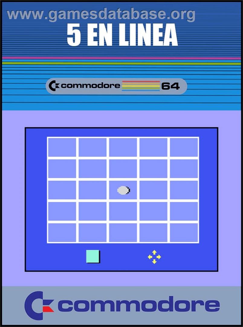 5 En Linea - Commodore 64 - Artwork - Box