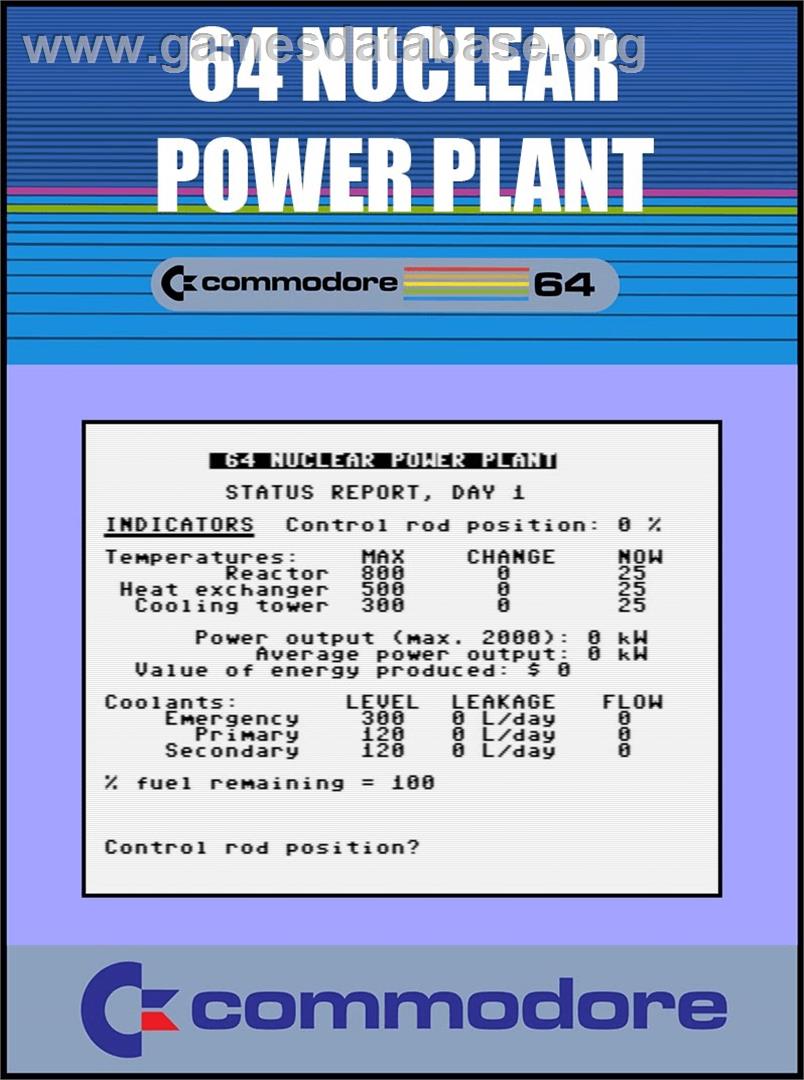 64 Nuclear Power Plant - Commodore 64 - Artwork - Box
