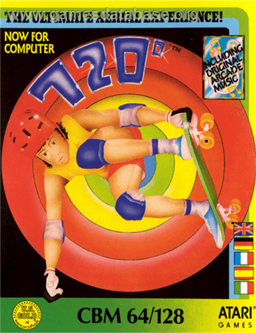 720 Degrees - Commodore 64 - Artwork - Box