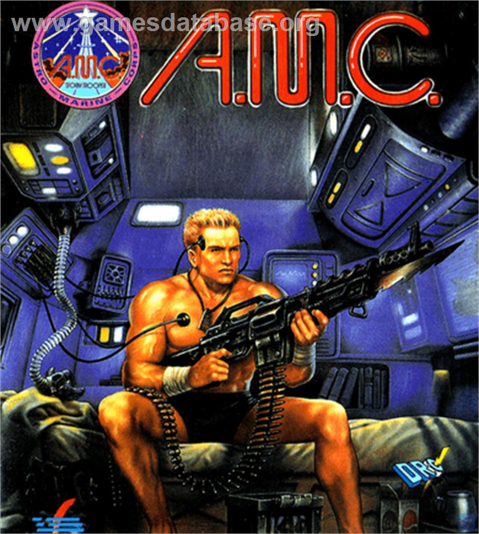 A.M.C.: Astro Marine Corps - Commodore 64 - Artwork - Box
