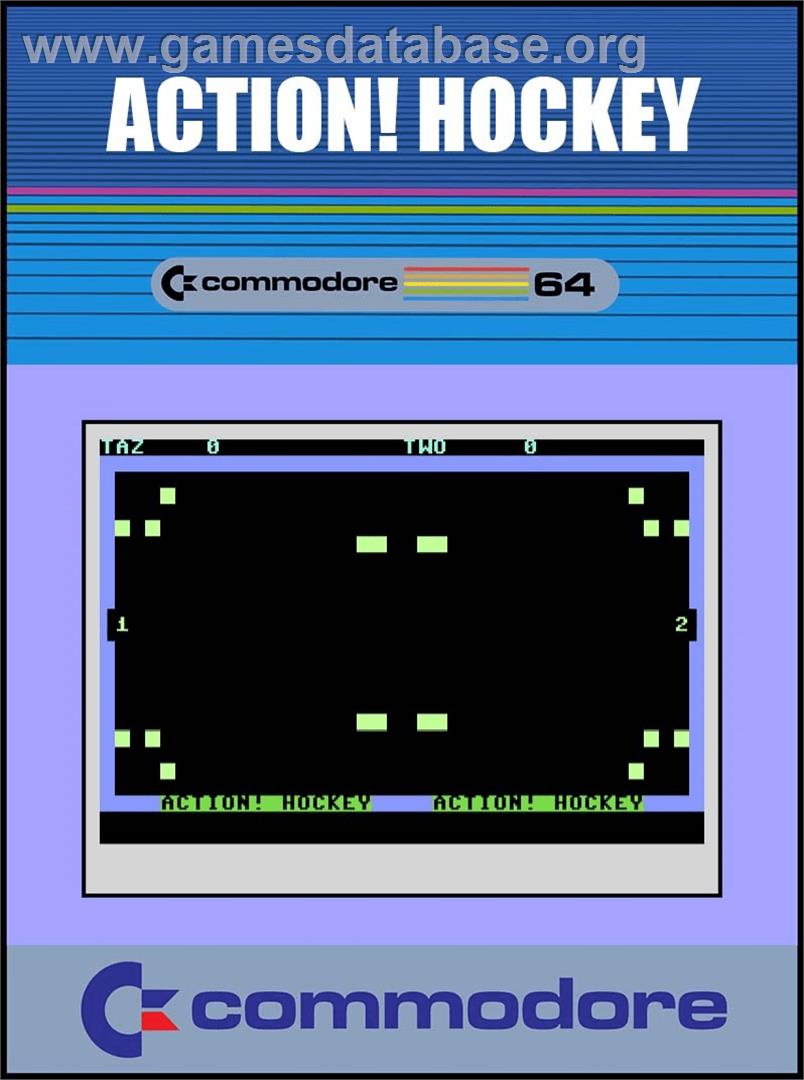 Action! Hockey - Commodore 64 - Artwork - Box