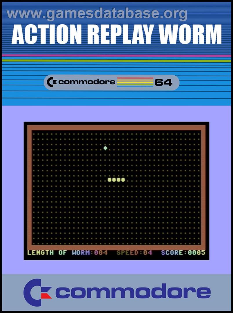 Action Replay Worm - Commodore 64 - Artwork - Box