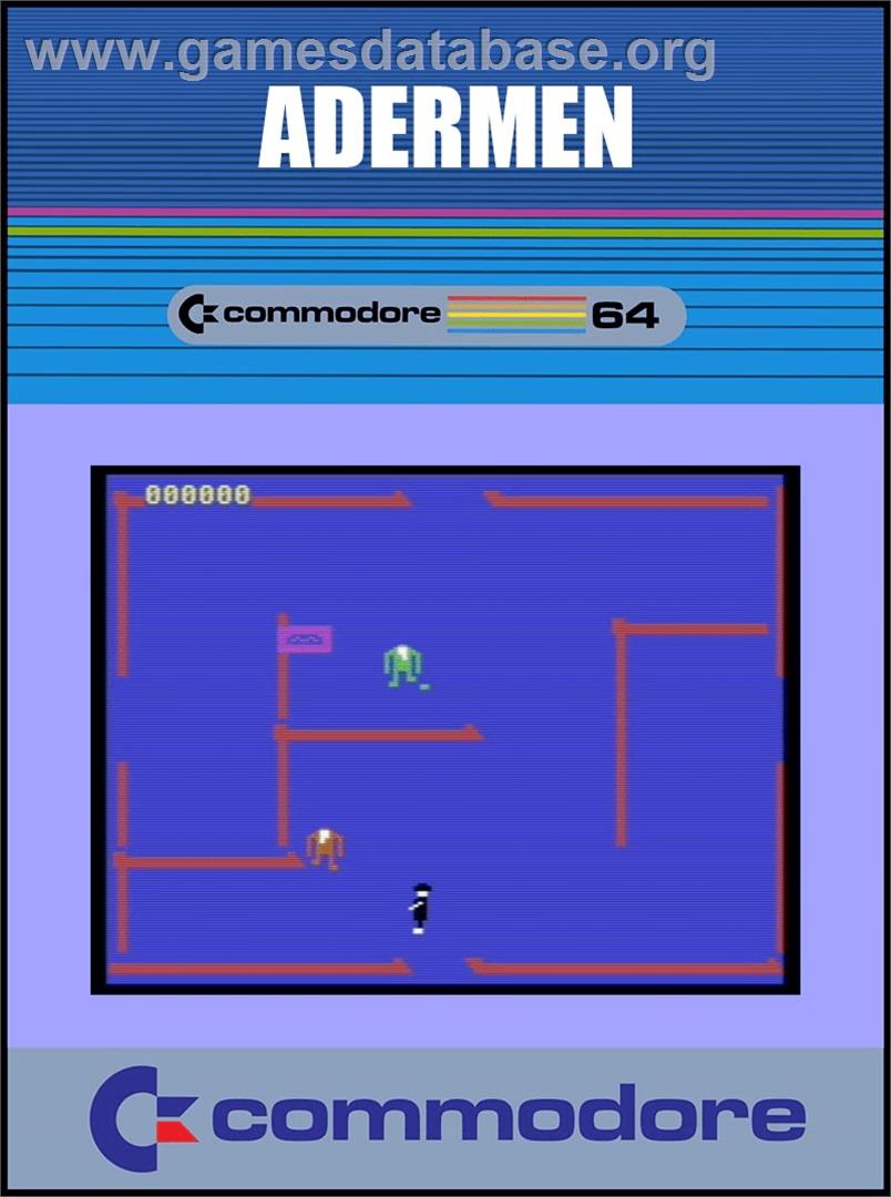 Adermen - Commodore 64 - Artwork - Box