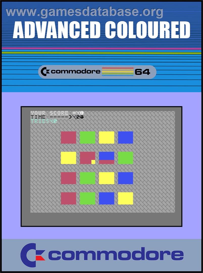 Advanced Coloured - Commodore 64 - Artwork - Box