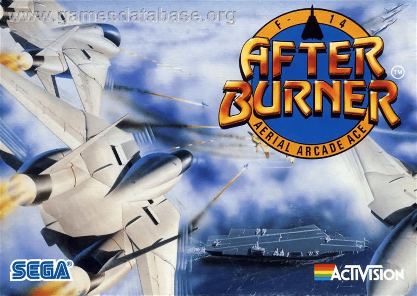 After Burner (Activision) - Commodore 64 - Artwork - Box