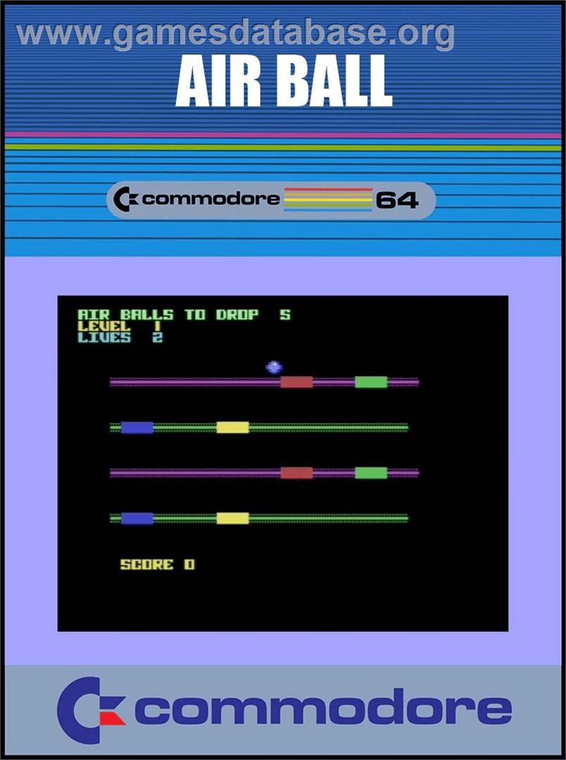 Air Ball - Commodore 64 - Artwork - Box