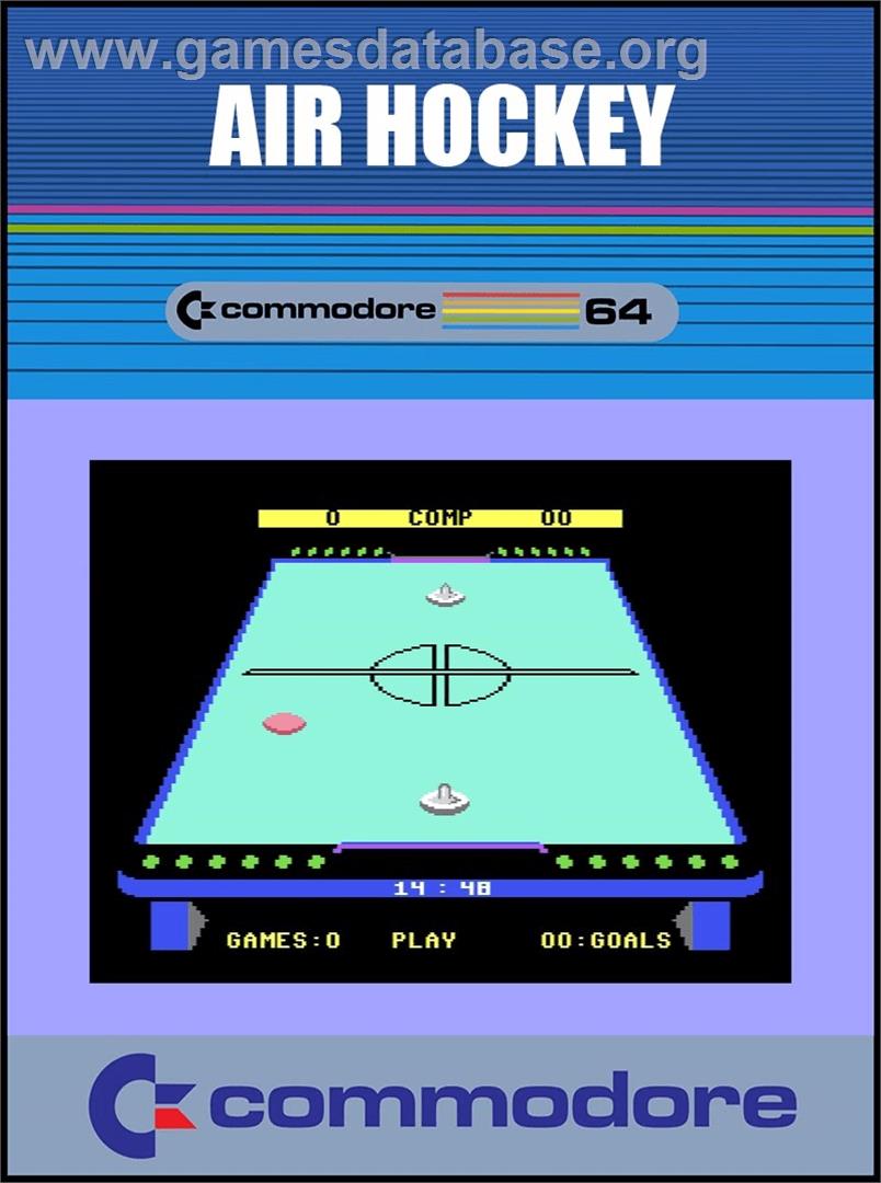 Air Hockey - Commodore 64 - Artwork - Box