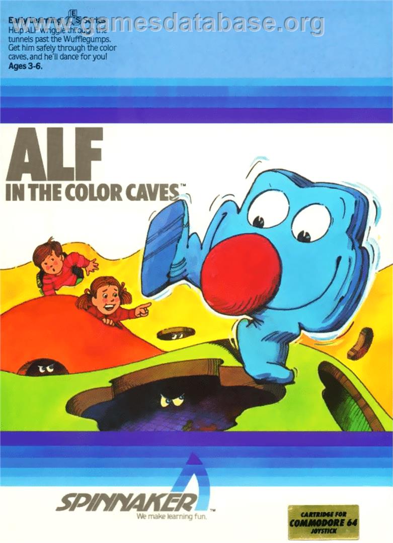Alf In The Color Caves - Commodore 64 - Artwork - Box