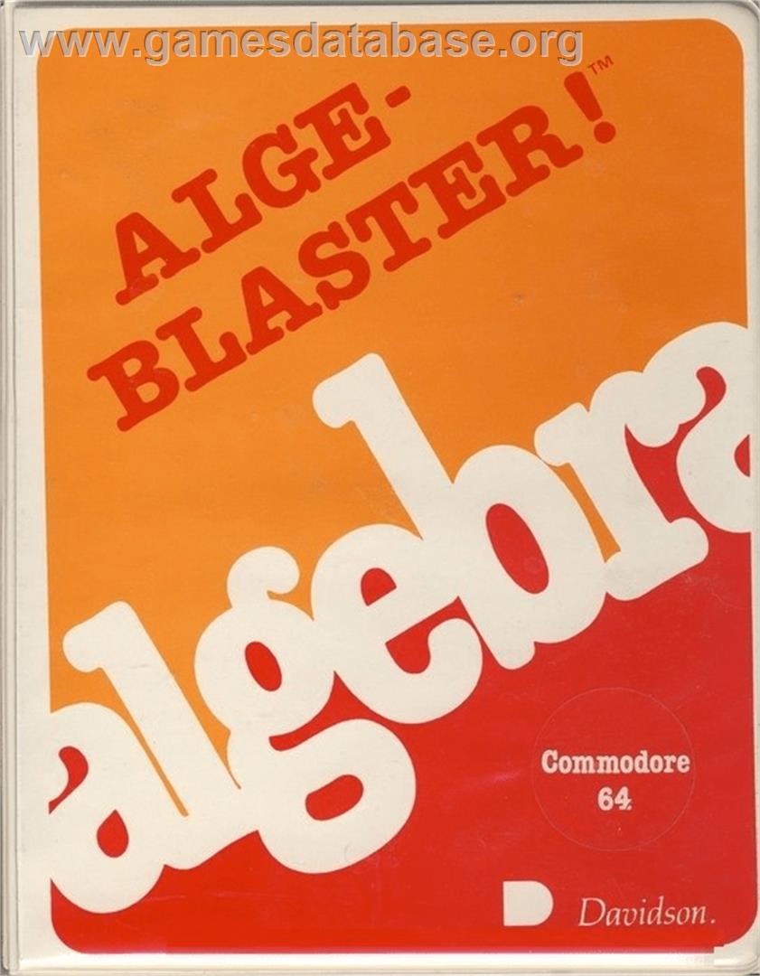 Alge-blaster! - Commodore 64 - Artwork - Box
