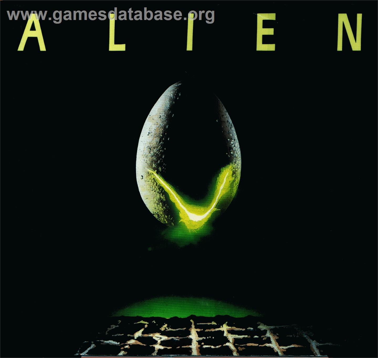 Alien (Pan Books) - Commodore 64 - Artwork - Box