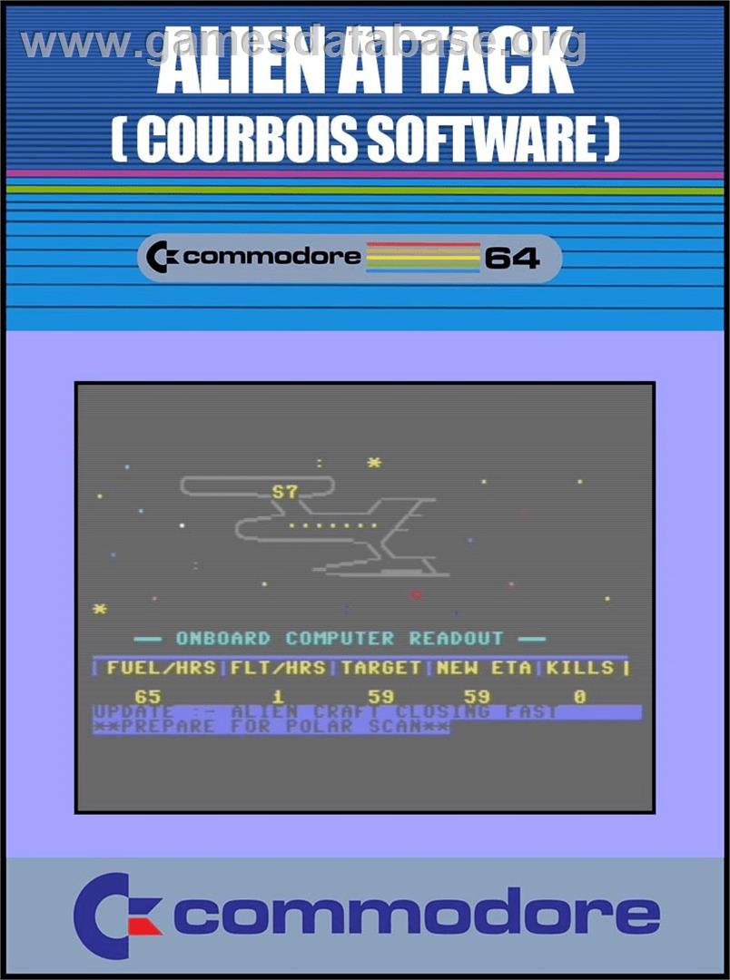 Alien Attack (Interface Publications) - Commodore 64 - Artwork - Box