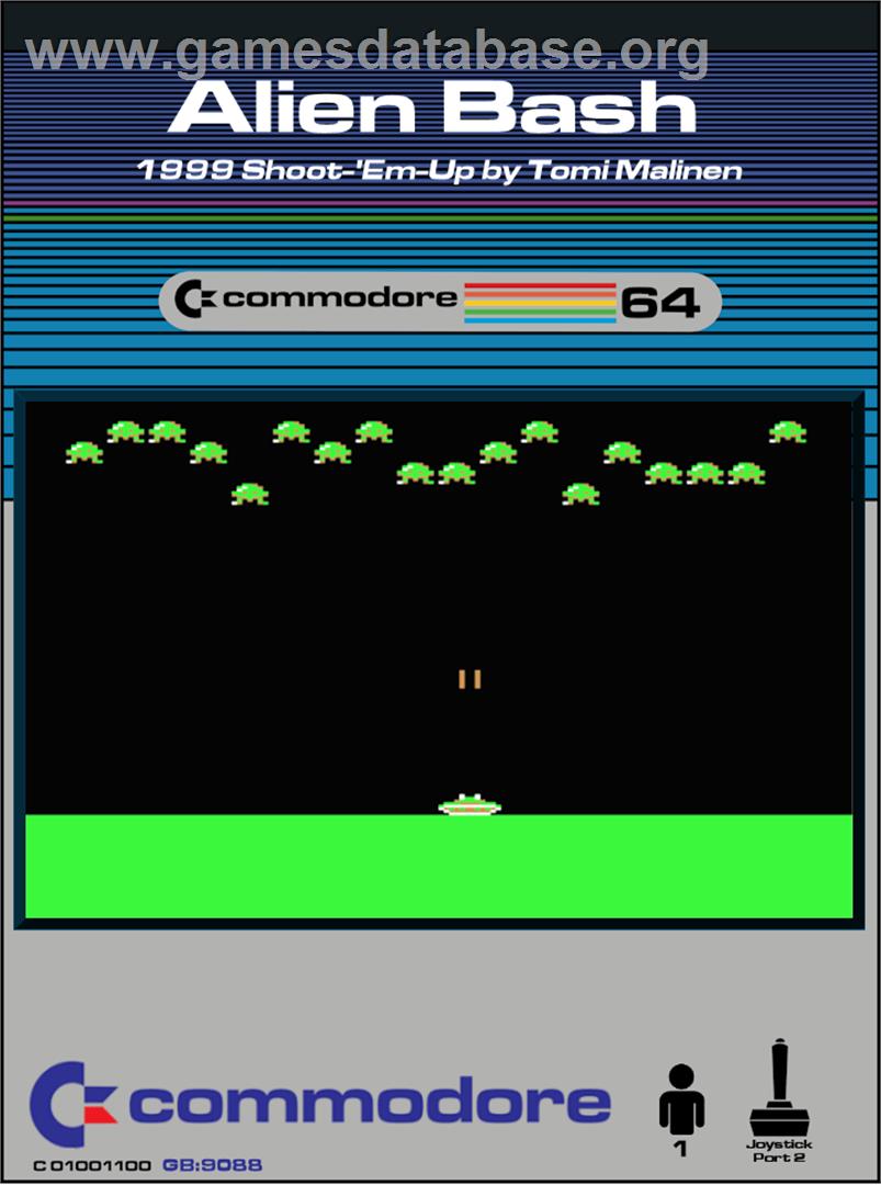 Alien Bash - Commodore 64 - Artwork - Box