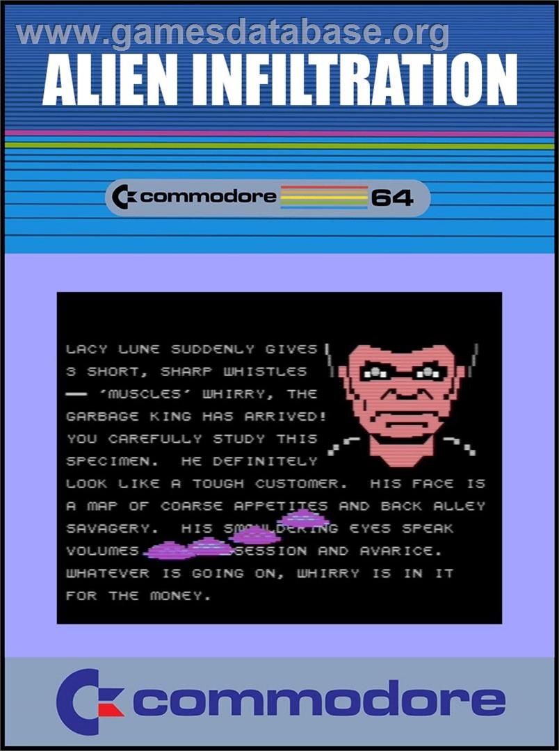 Alien Infiltration - Commodore 64 - Artwork - Box