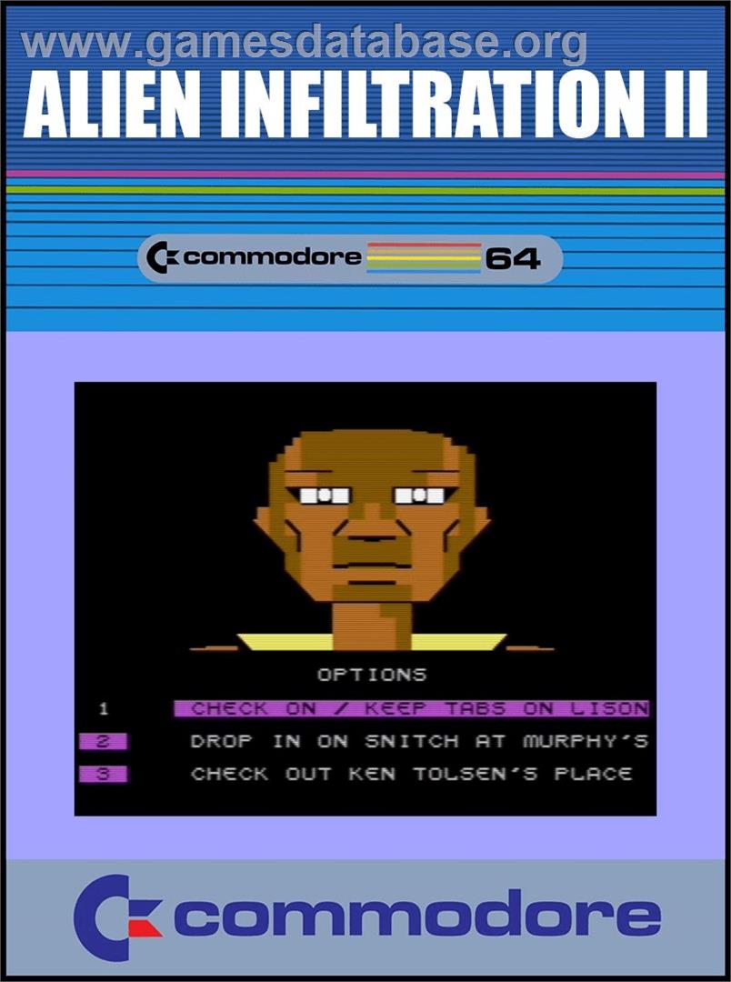Alien Infiltration 2 - Commodore 64 - Artwork - Box