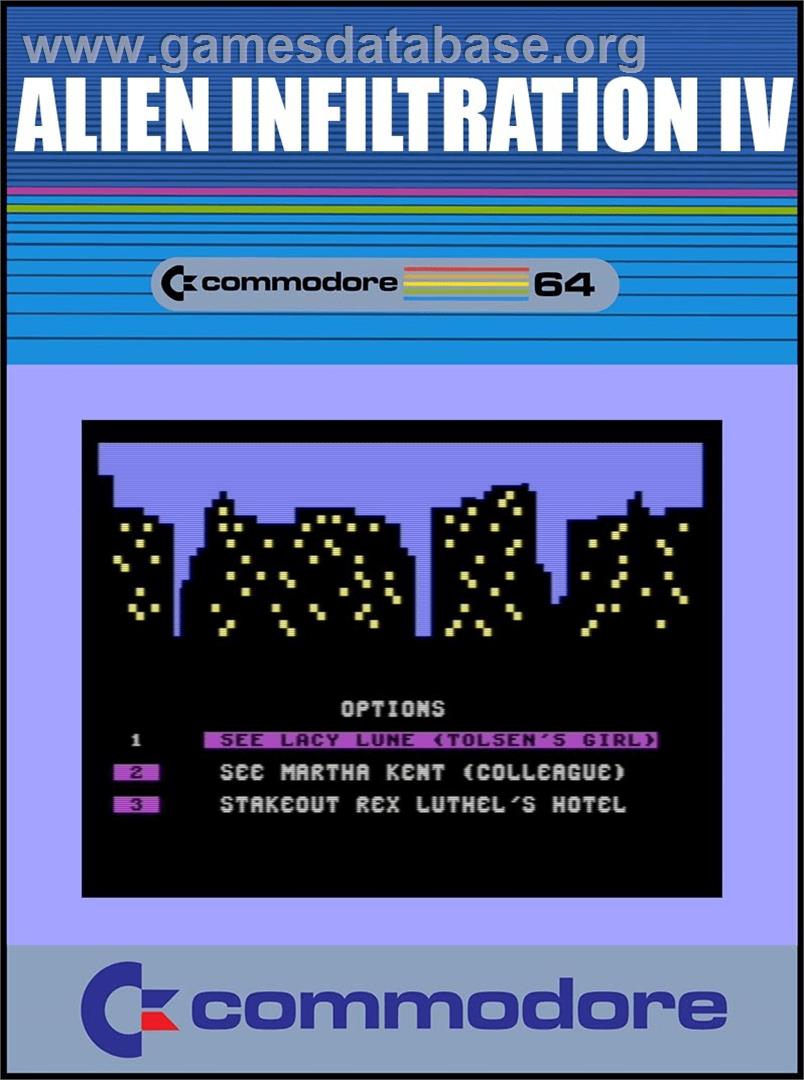 Alien Infiltration 4 - Commodore 64 - Artwork - Box