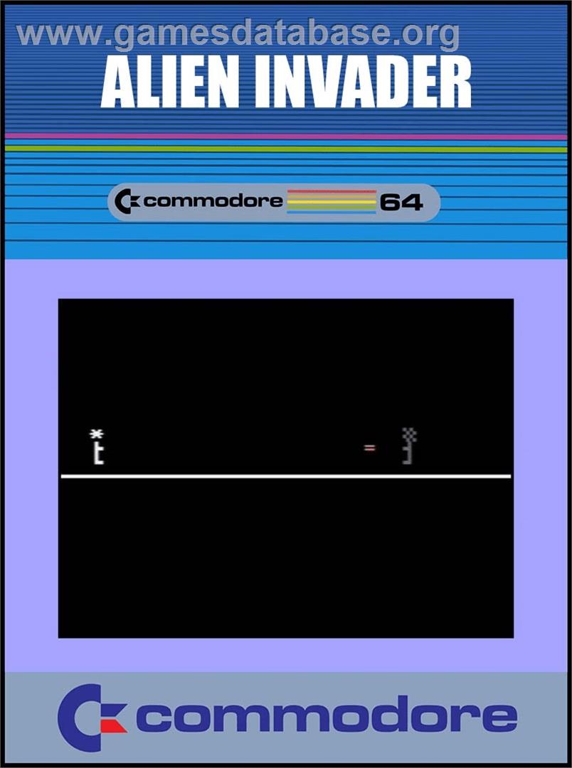 Alien Invader - Commodore 64 - Artwork - Box