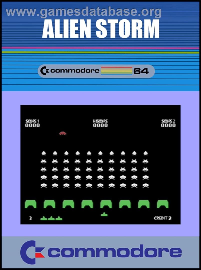 Alien Storm - Commodore 64 - Artwork - Box