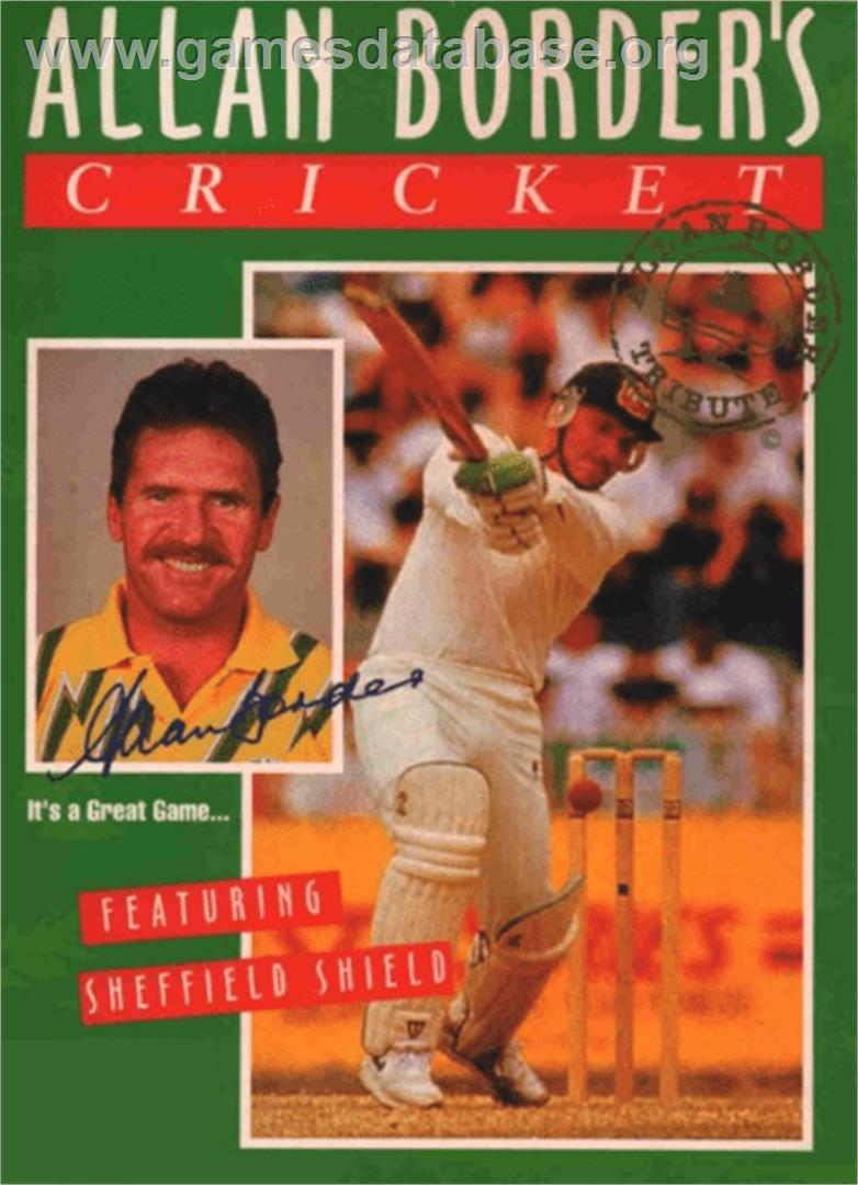 Allan Border's Cricket - Commodore 64 - Artwork - Box