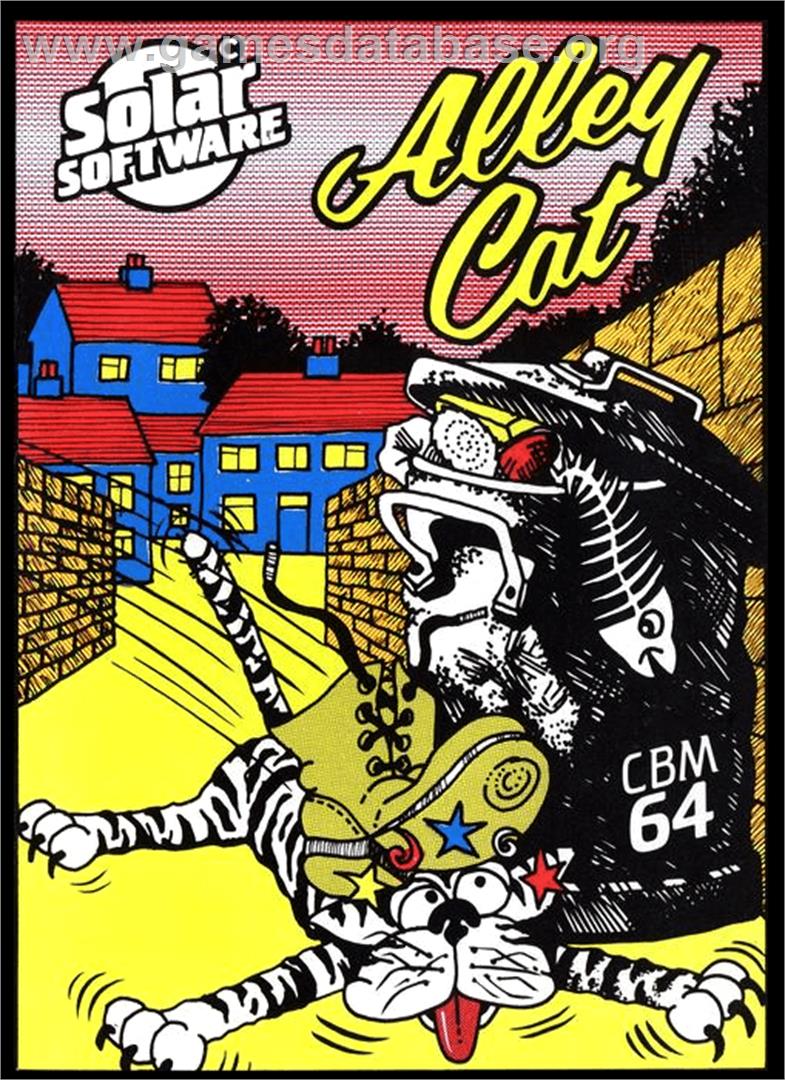 Alley Cat - Commodore 64 - Artwork - Box