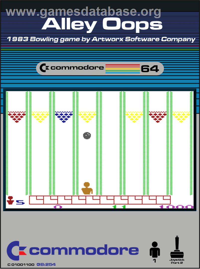 Alley Oops - Commodore 64 - Artwork - Box