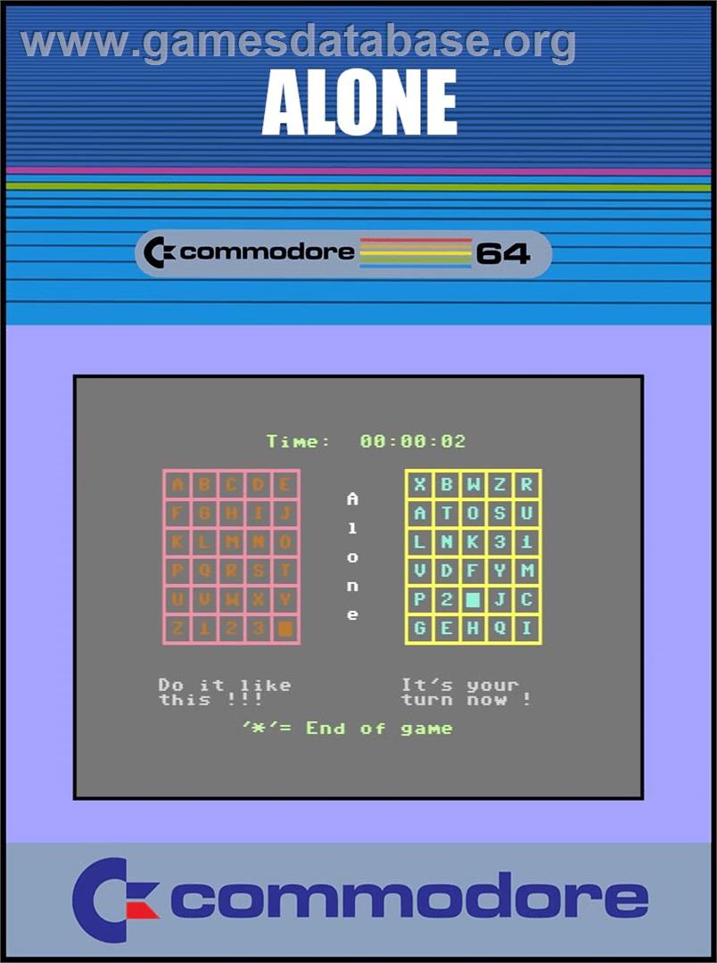 Alone - Commodore 64 - Artwork - Box