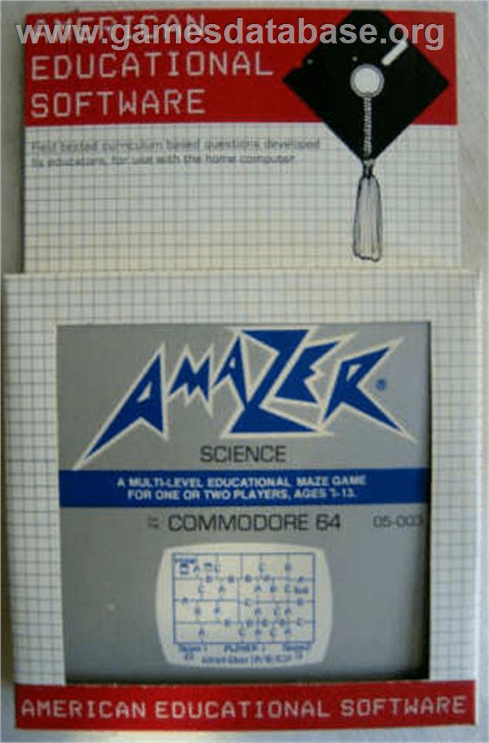 Amazer - Science - Commodore 64 - Artwork - Box